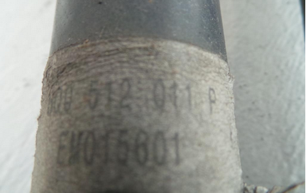 Skoda Fabia 2 Bj.09 5-trg. Satz Sto&szlig;d&auml;mpfer hinten 6Q0512011P